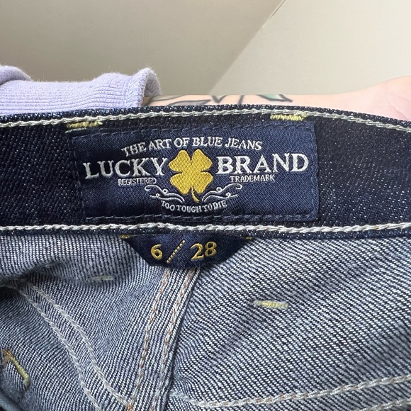 Y2K Lucky Brand “Classic Rider” Mid-Rise Bootcut Dark Wash Jeans - Picture 6 of 8